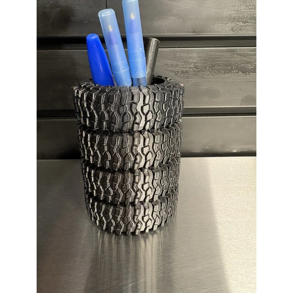 Tire Pen Pencil Holder – Perfect for Mechanics, Car Enthusiasts & Professionals